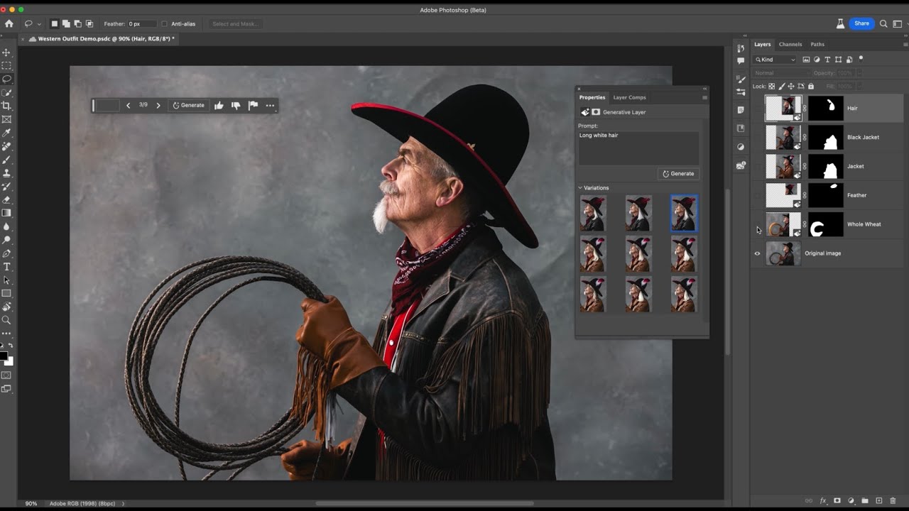 Layer Stacking with Generative Fill | Adobe Photoshop