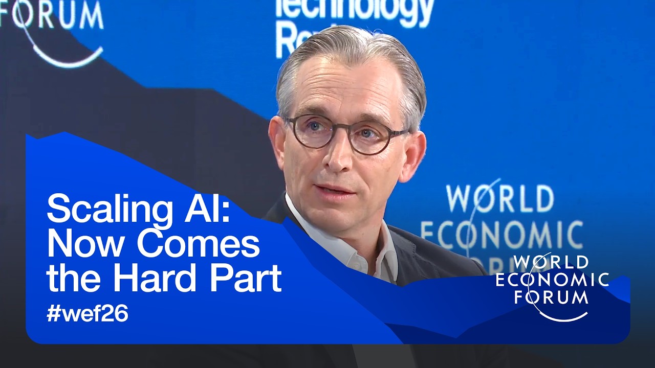 Scaling AI: Now Comes the Hard Part | World Economic Forum Annual Meeting 2026