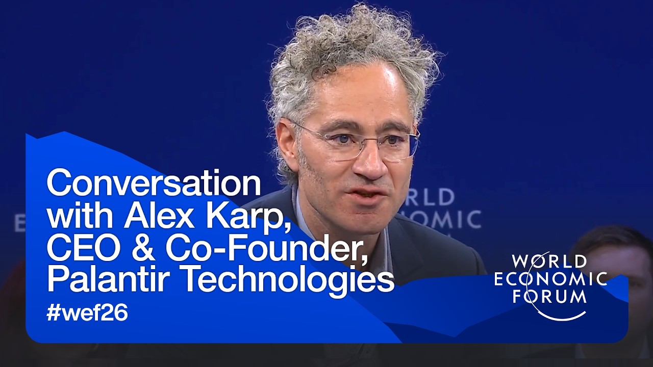 Conversation with Alex Karp, CEO and Co-Founder, Palantir Technologies | WEF Annual Meeting 2026