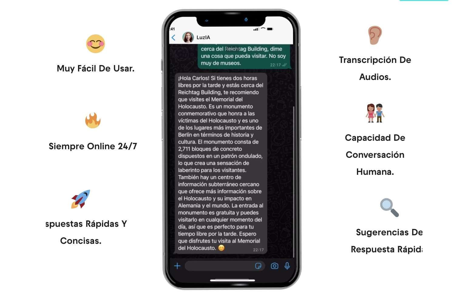 Luzia una revolucionaria inteligencia artificial para whatsapp