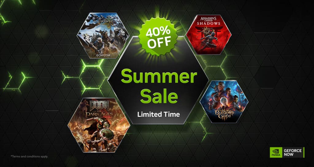 40% off 6 month Performance Membership sale on GeForce NOW