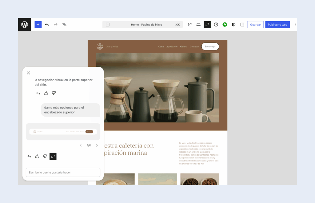 disenar web con ia 2
