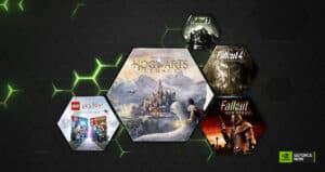 Harry potter and fallout on GeForce NOW