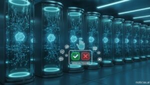 NanoClaw v2 ejecutando agentes de IA en contenedores Linux aislados con aprobacion humana