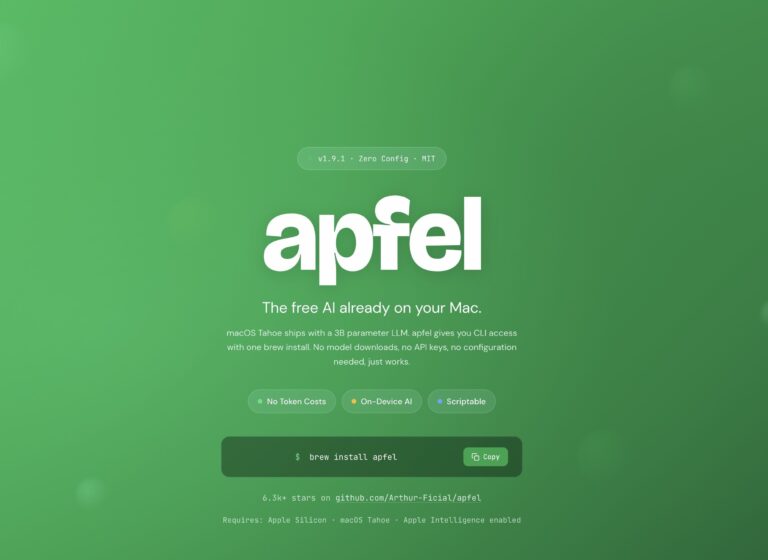 noticias.ai 9 apfel ai mac