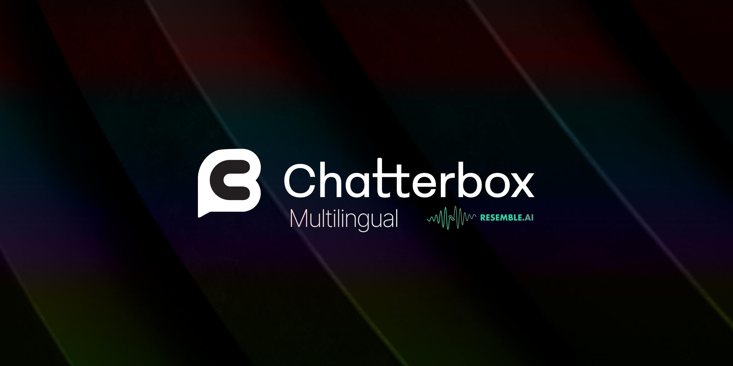 Imagen de presentación de Chatterbox Multilingual, el modelo de voz de código abierto de Resemble AI